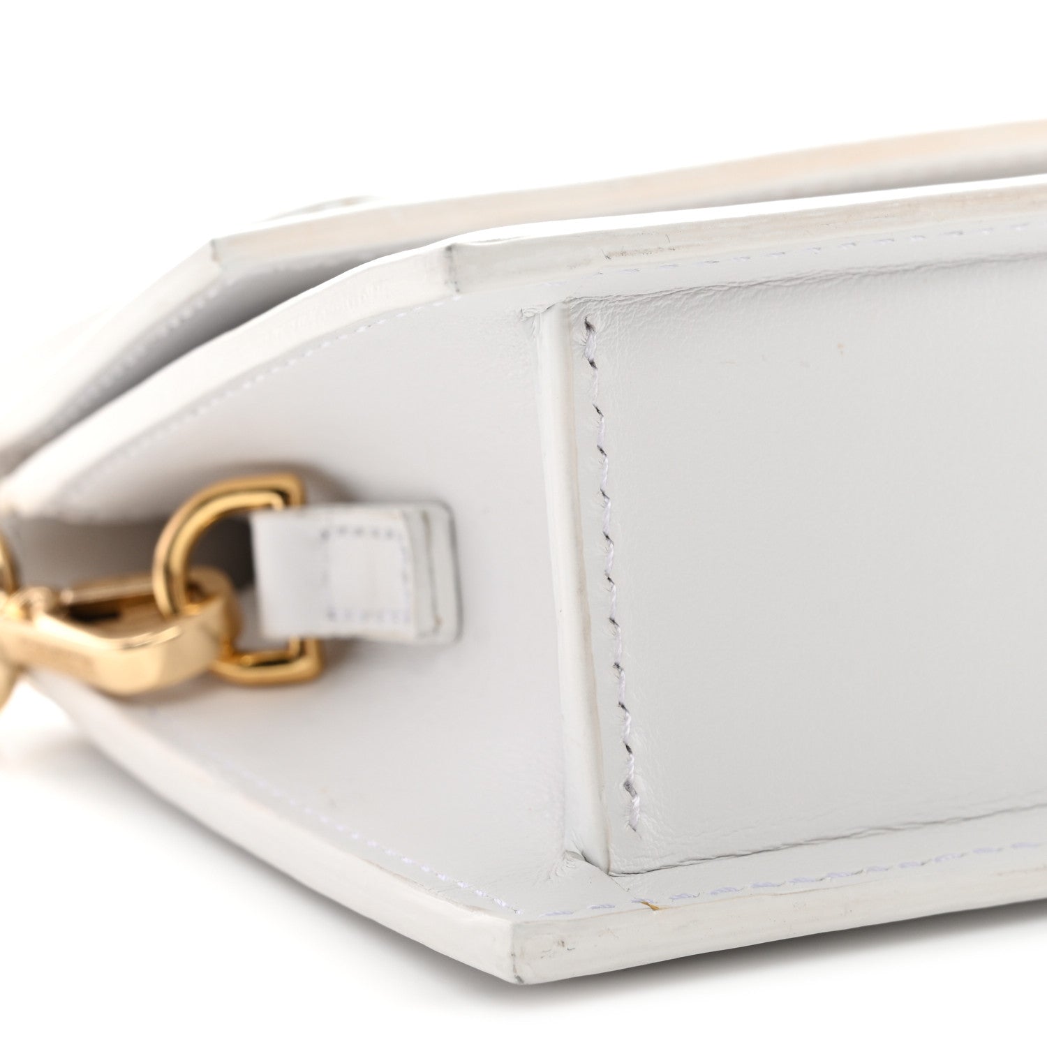 Jacquemus Smooth Calfskin Le Chiquito Long White 8 of 10