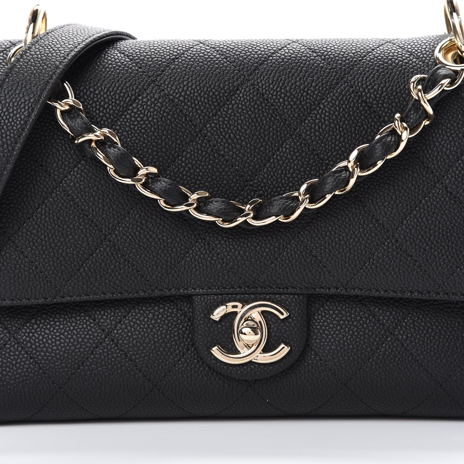 Chanel Caviar Quilted City Walk Flap Black 7 of 10