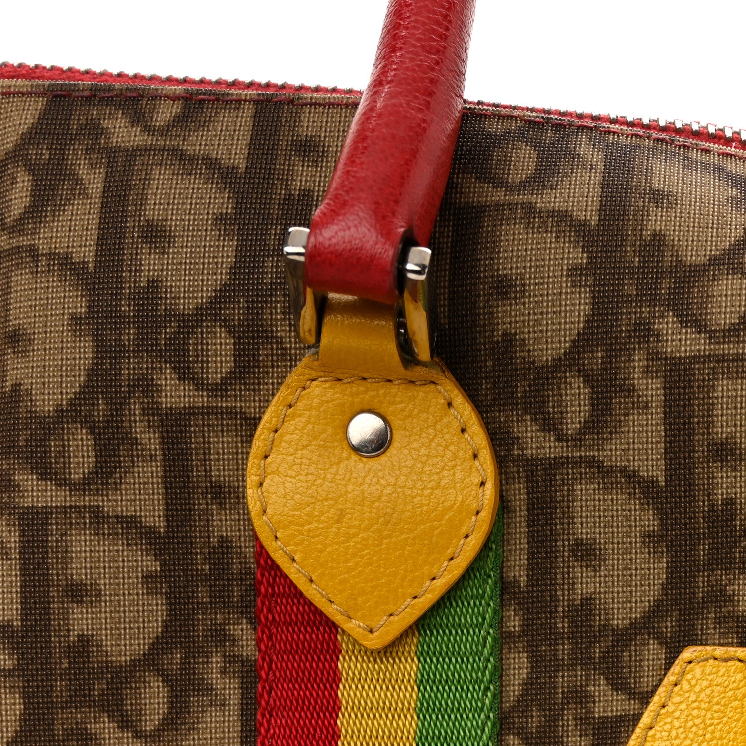 Christian Dior Monogram Rasta Boston Beige 20 of 27