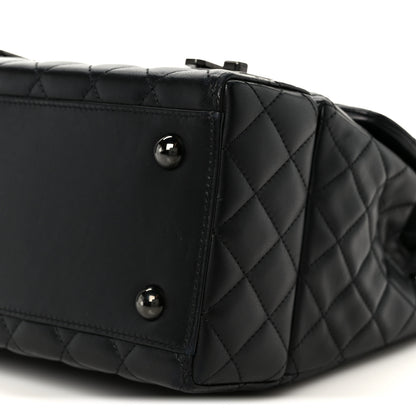 Chanel Lambskin Quilted Cockpit Flap Bag Black 12 of 12