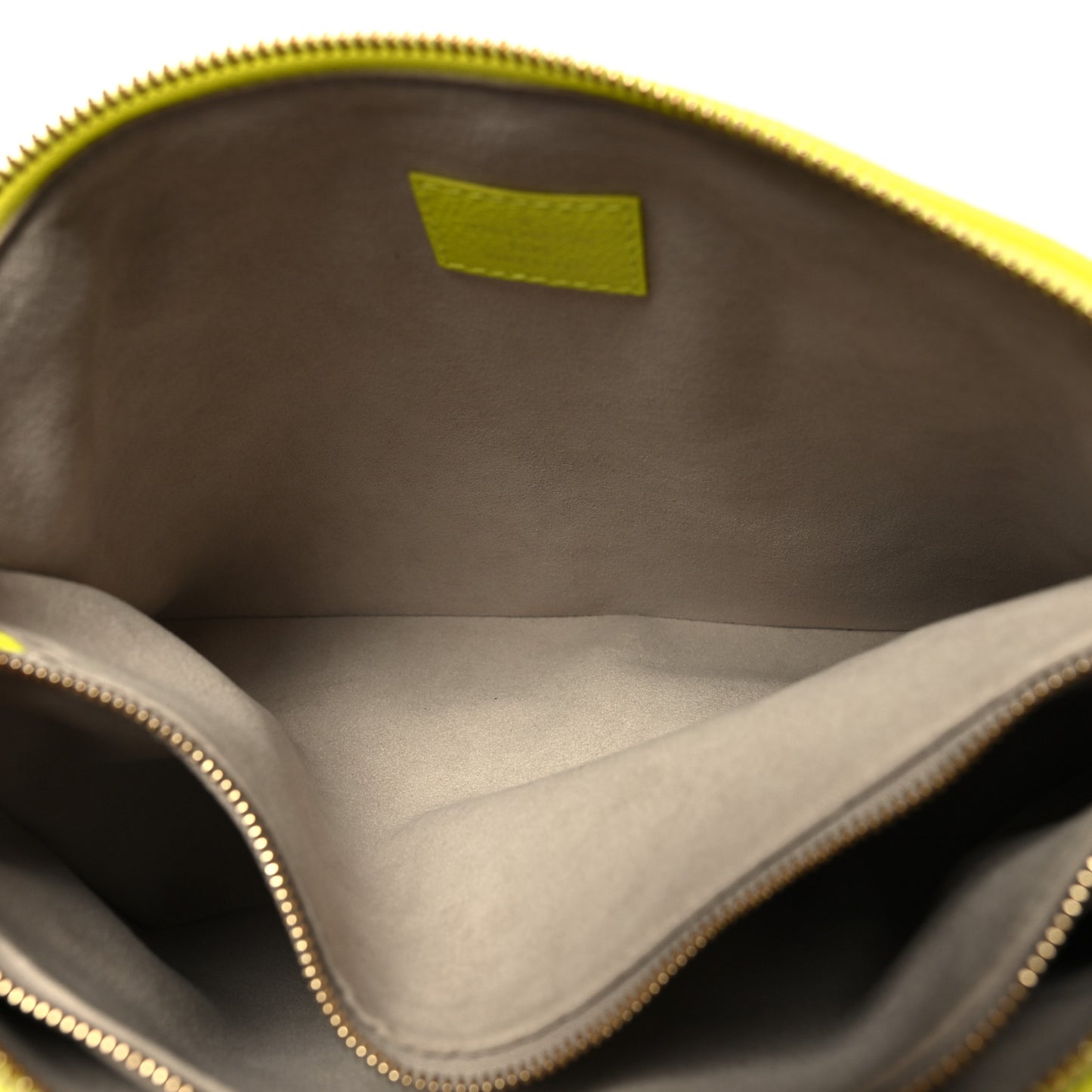 Calfskin Embossed Monogram LV Match Coussin PM Fluorescent Yellow