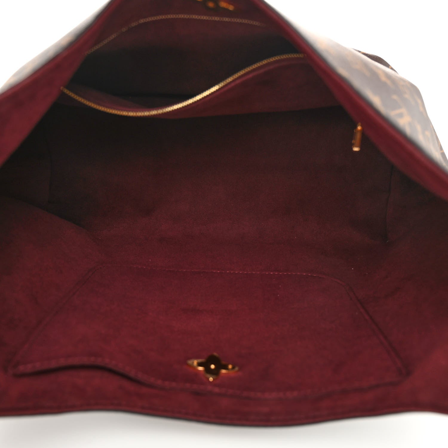 Louis Vuitton Monogram Flower Hobo Beige 5 of 9