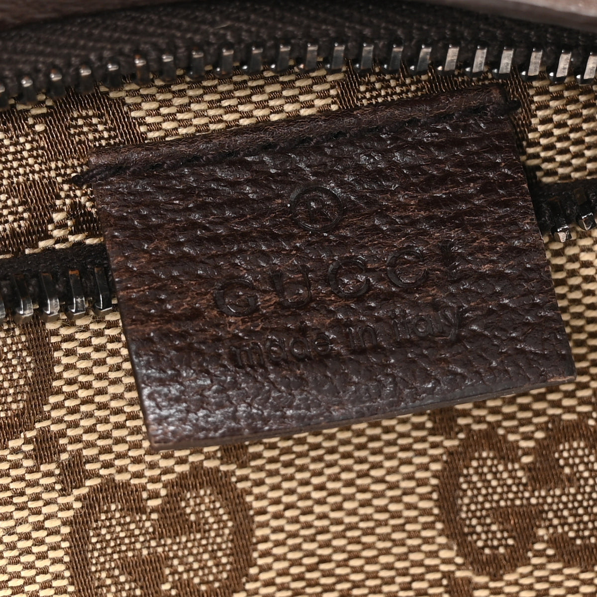 Gucci Monogram Web Belt Bag Dark Brown 6 of 10