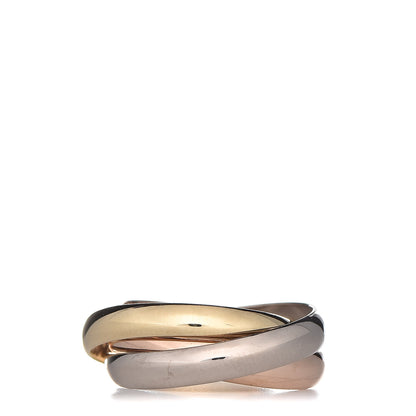 Cartier 18K Pink Yellow White Gold Classic Trinity Ring 51 5.75 3 of 5