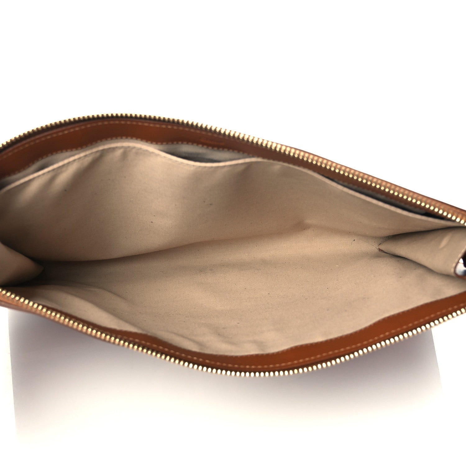 Chloe Smooth Calfskin Logo Vick Pouch Caramel 5 of 9