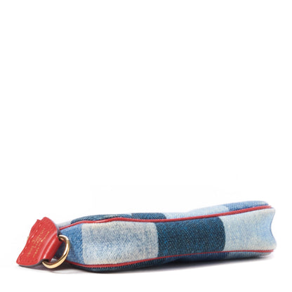 Louis Vuitton Denim Micro Pochette Accessories Denim Rouge 3 of 8