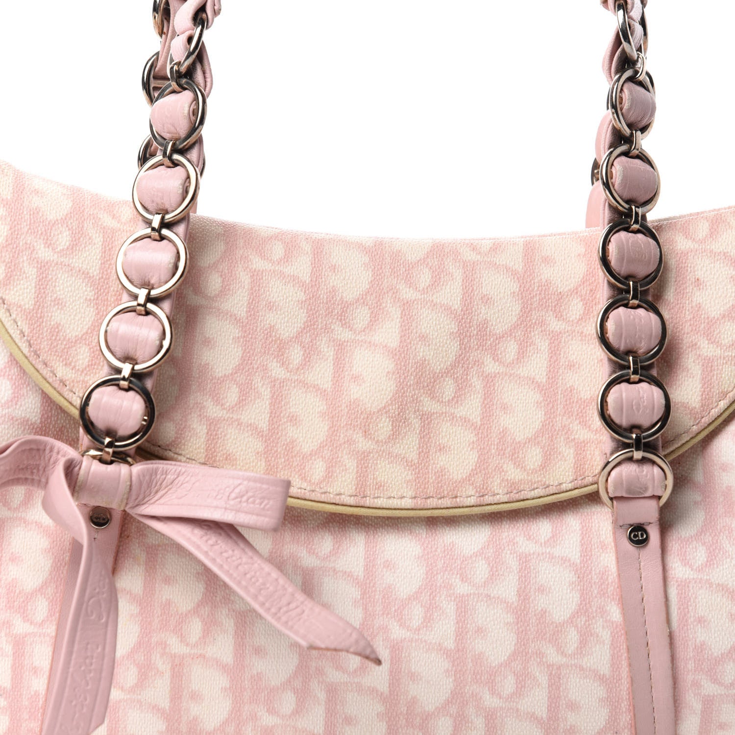 Christian Dior Monogram Romantique Trotter Bag Rose 14 of 14