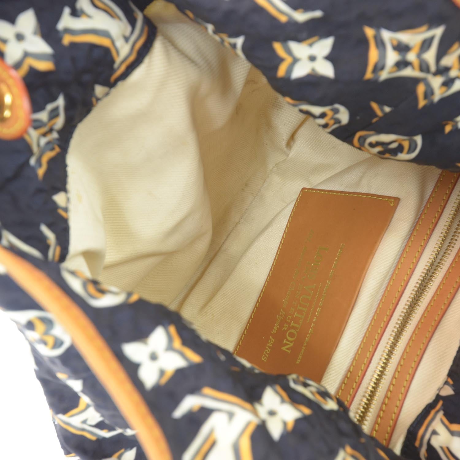 Louis Vuitton Canvas Monogram Cruise Bulles MM Navy 8 of 8