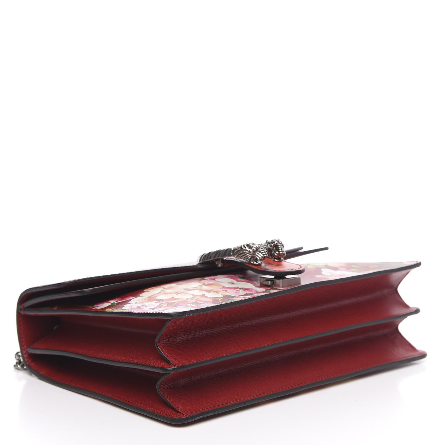 Gucci Calfskin Blooms Print Medium Dionysus Shoulder Bag Romantic Cherry Multicolor 4 of 10