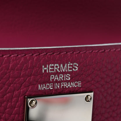 Hermes Taurillon Clemence Shoulder Kelly 42 Tosca 5 of 13