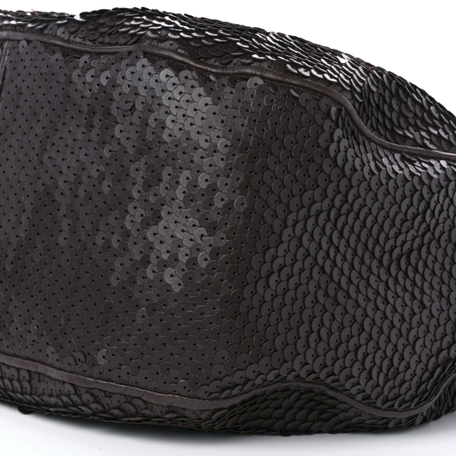 Bottega Veneta Nappa Velours Intrecciato Fuzzy Medium Veneta Hobo Ebano 9 of 11