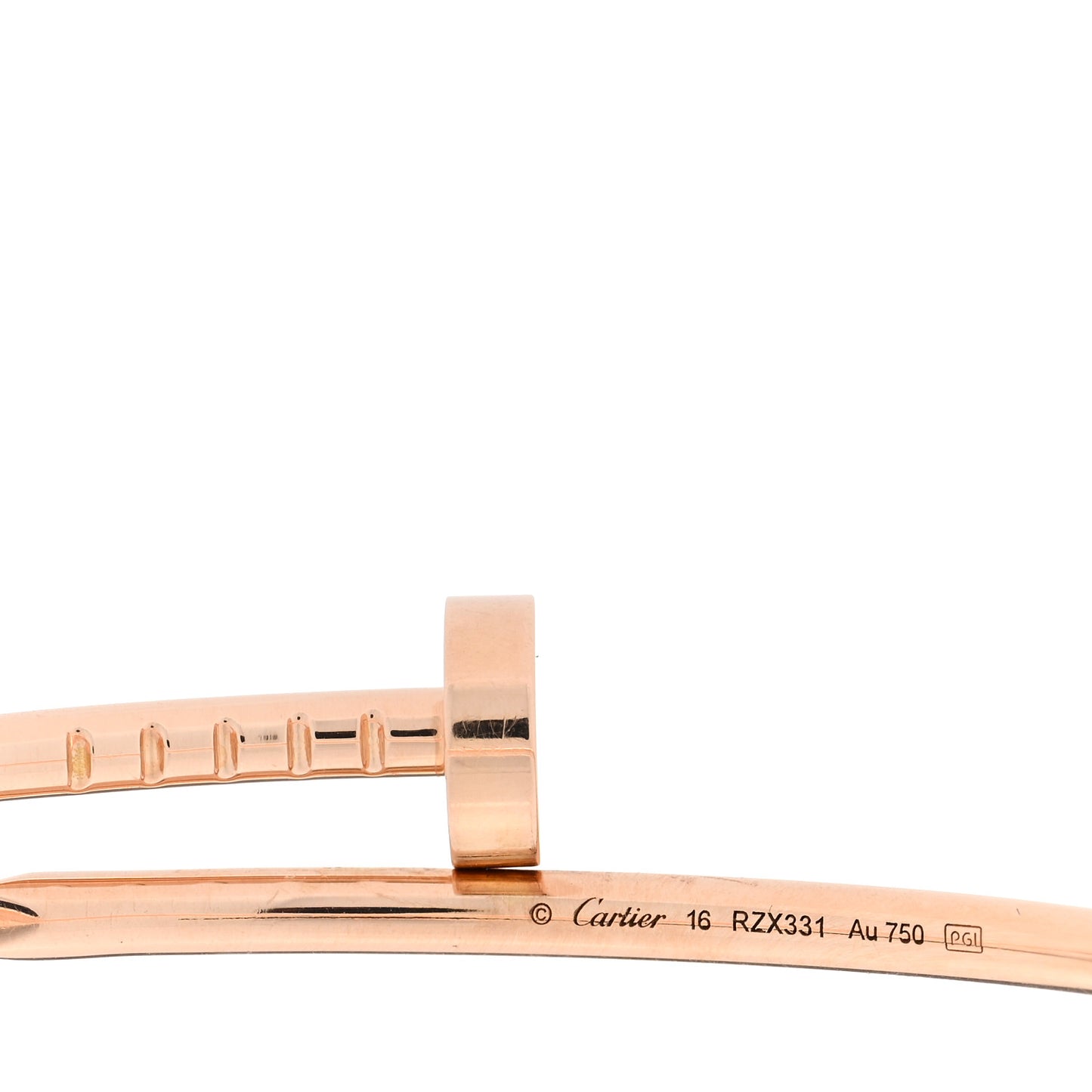 18K Pink Gold Small Juste Un Clou Bracelet 16