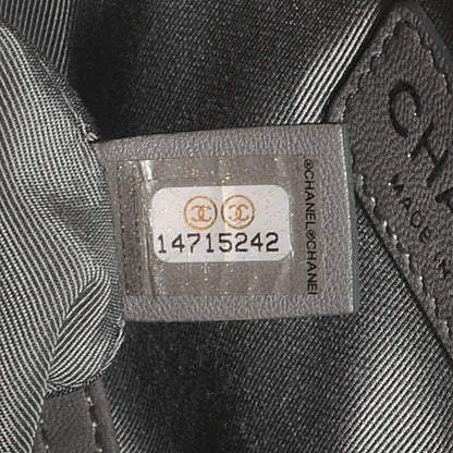 Chanel Nylon Quilted Tweed Stitch Bubble Flap Grey 8 of 8