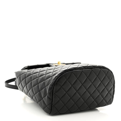 Chanel Lambskin Quilted Small Urban Spirit Backpack Black 4 of 11