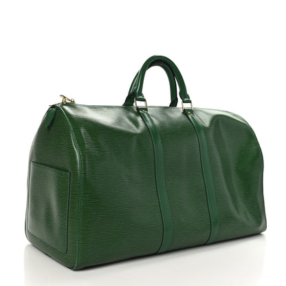 Louis Vuitton Epi Keepall 50 Borneo 3 of 11