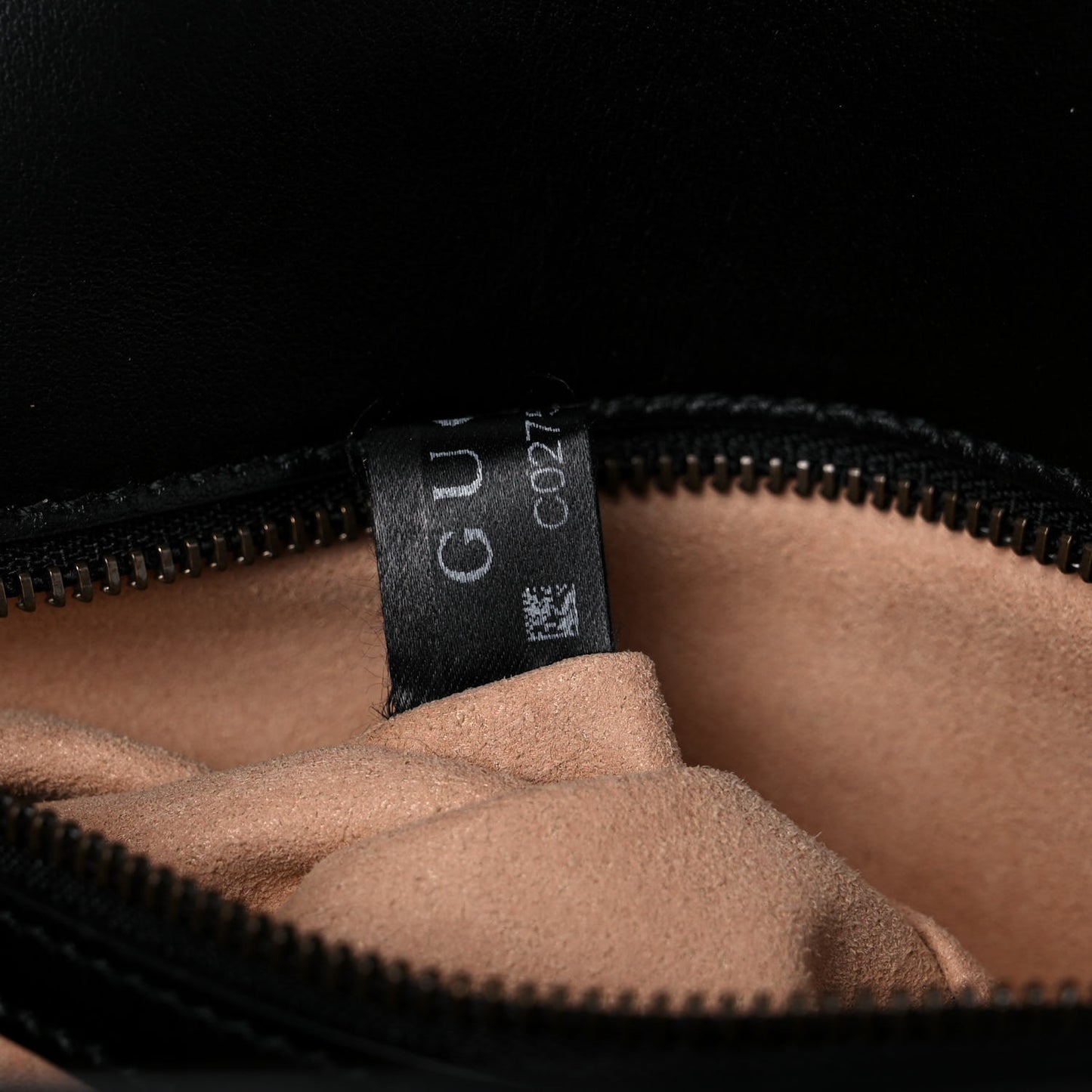 Calfskin Matelasse Small GG Marmont Shoulder Bag Black