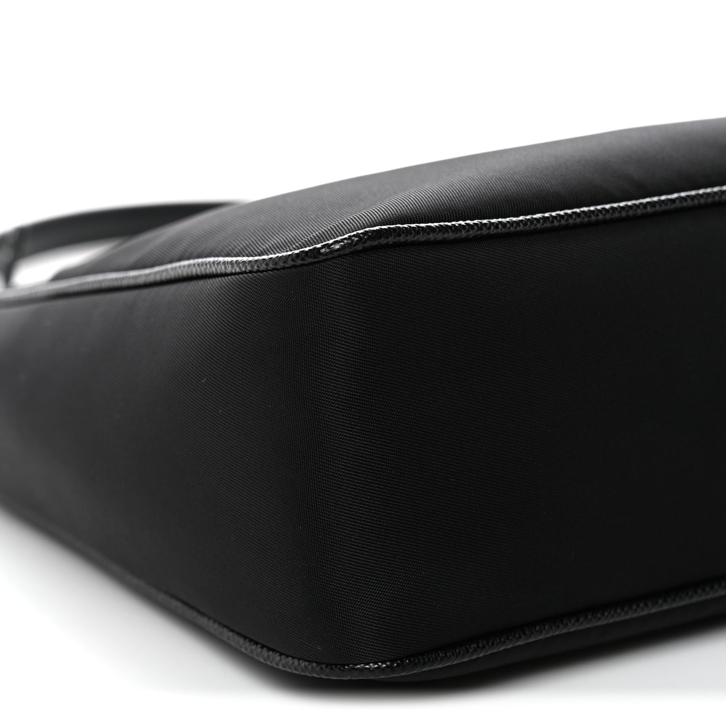 Tessuto Nylon Saffiano Mini Re-Edition 2005 Bag Black