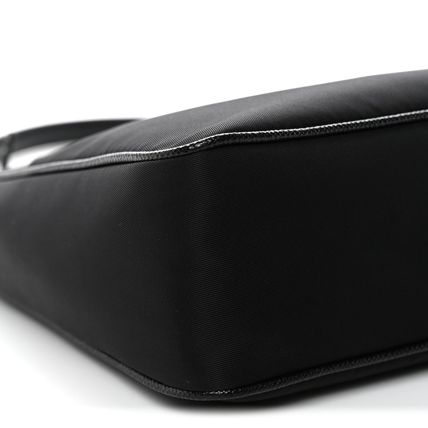 Prada Tessuto Nylon Saffiano Mini Re-Edition 2005 Bag Black 9 of 10
