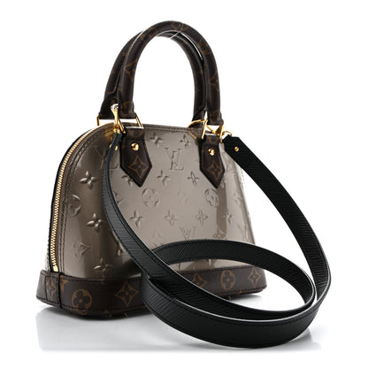 Louis Vuitton Vernis Epi Monogram Alma BB Champagne Metallise 3 of 13