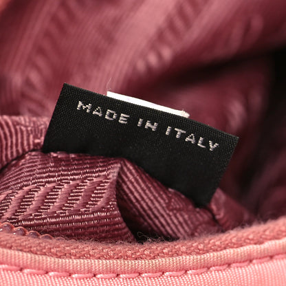 Prada Tessuto Nylon Saffiano Mini Re-Edition 2000 Bag Rosa 7 of 14
