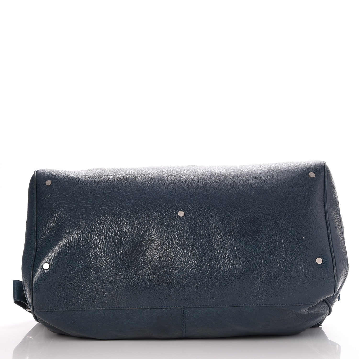 Balenciaga Agneau Classic Silver Hardware S Squash Boston Bleu Obscur 9 of 9