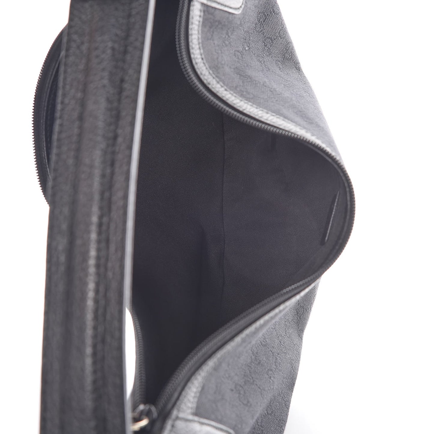Monogram Half Moon Hobo Black