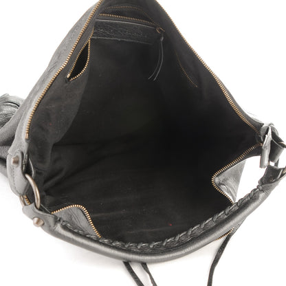 Balenciaga Agneau Classic Hardware Day Hobo Black 5 of 7