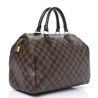 Louis Vuitton Damier Ebene Speedy 30 2 of 17