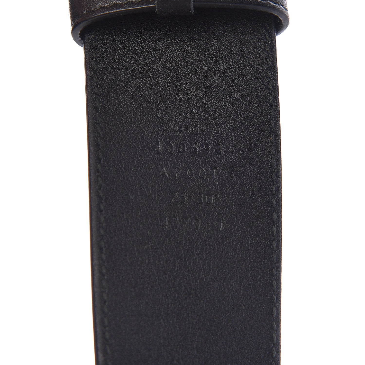 Gucci Calfskin Double G 40mm Belt 75 30 Black 4 of 6