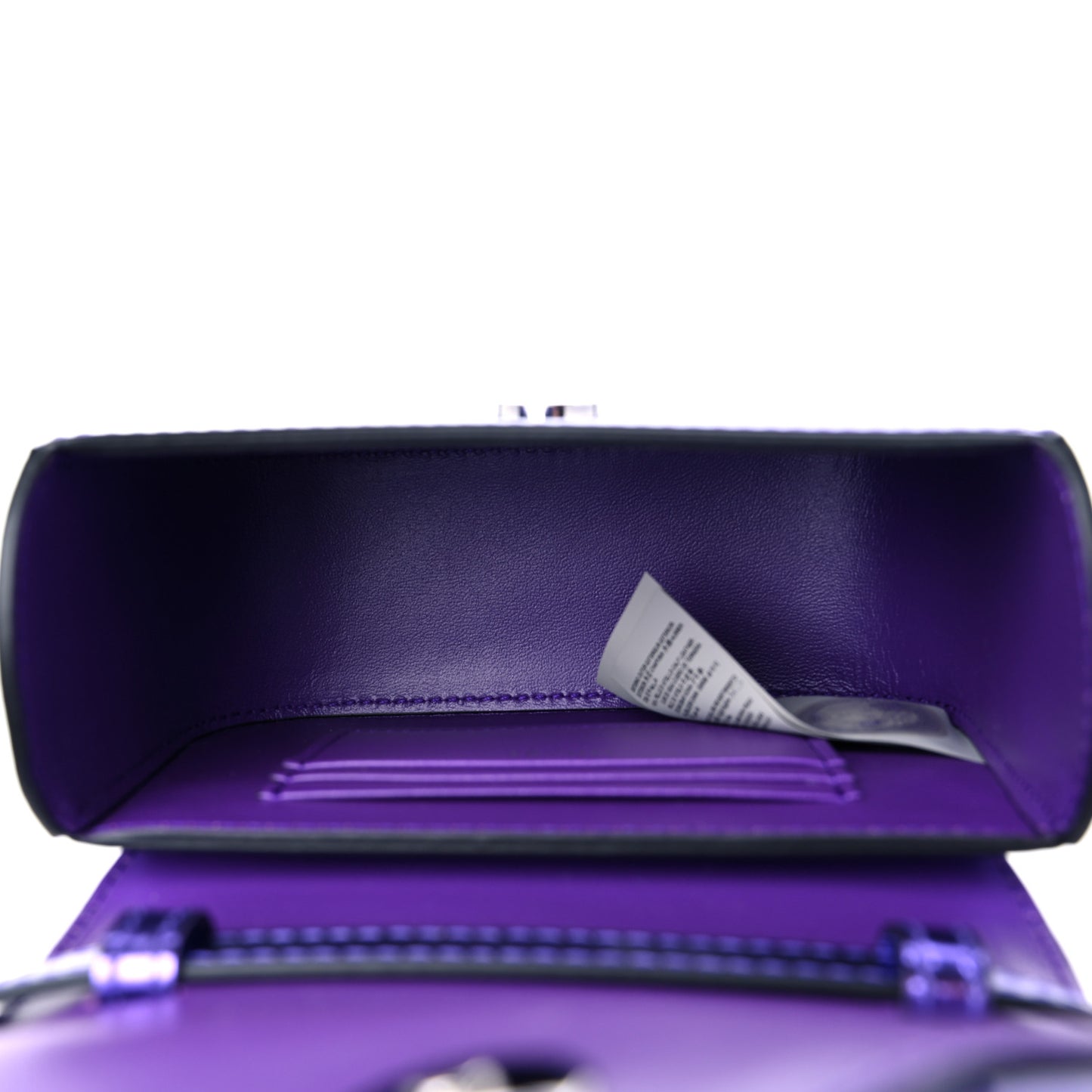Metallic Mini La Medusa Bag Dark Orchid