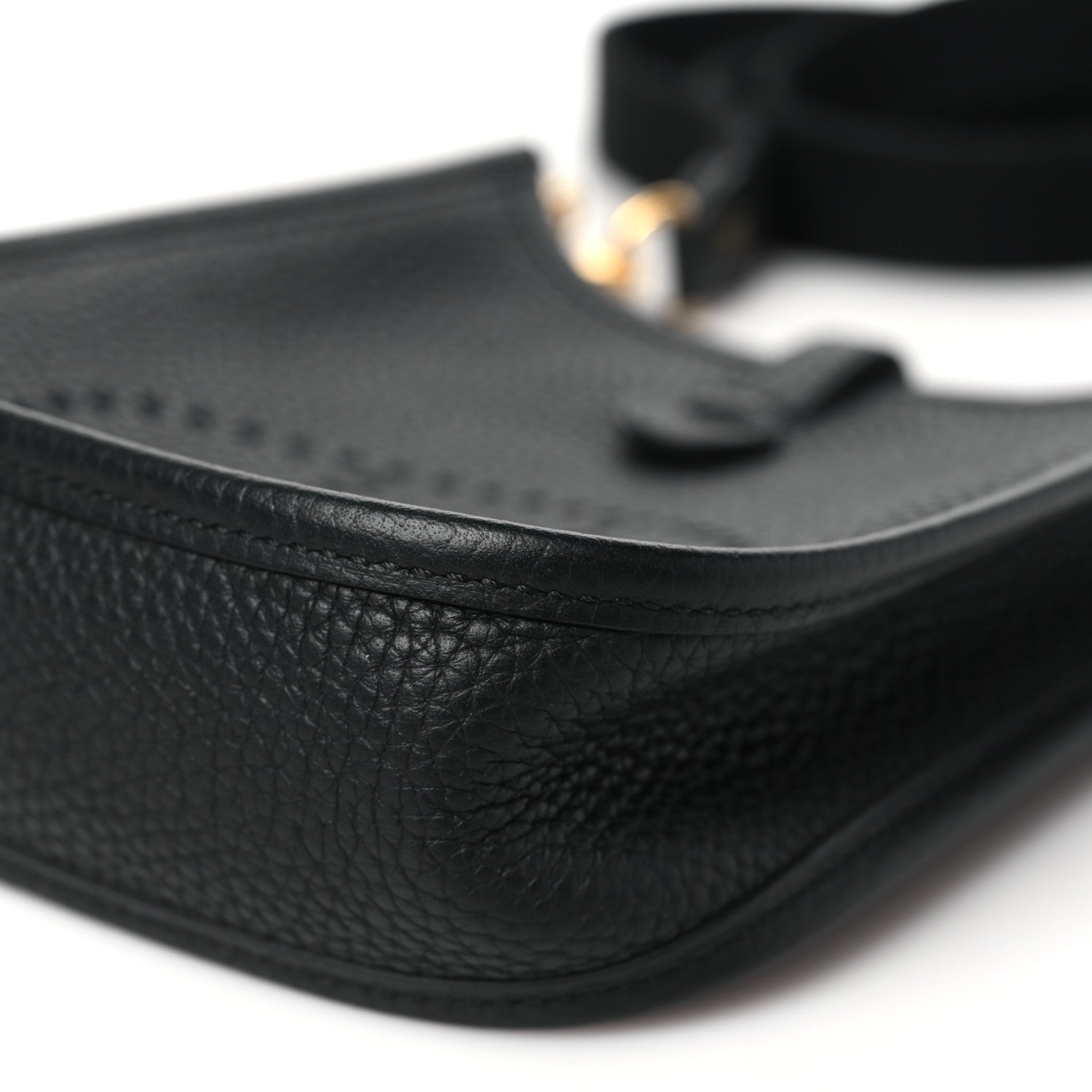 Hermes Taurillon Clemence Evelyne TPM Black 10 of 11