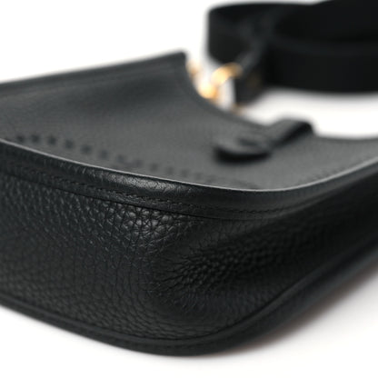 Hermes Taurillon Clemence Evelyne TPM Black 10 of 11