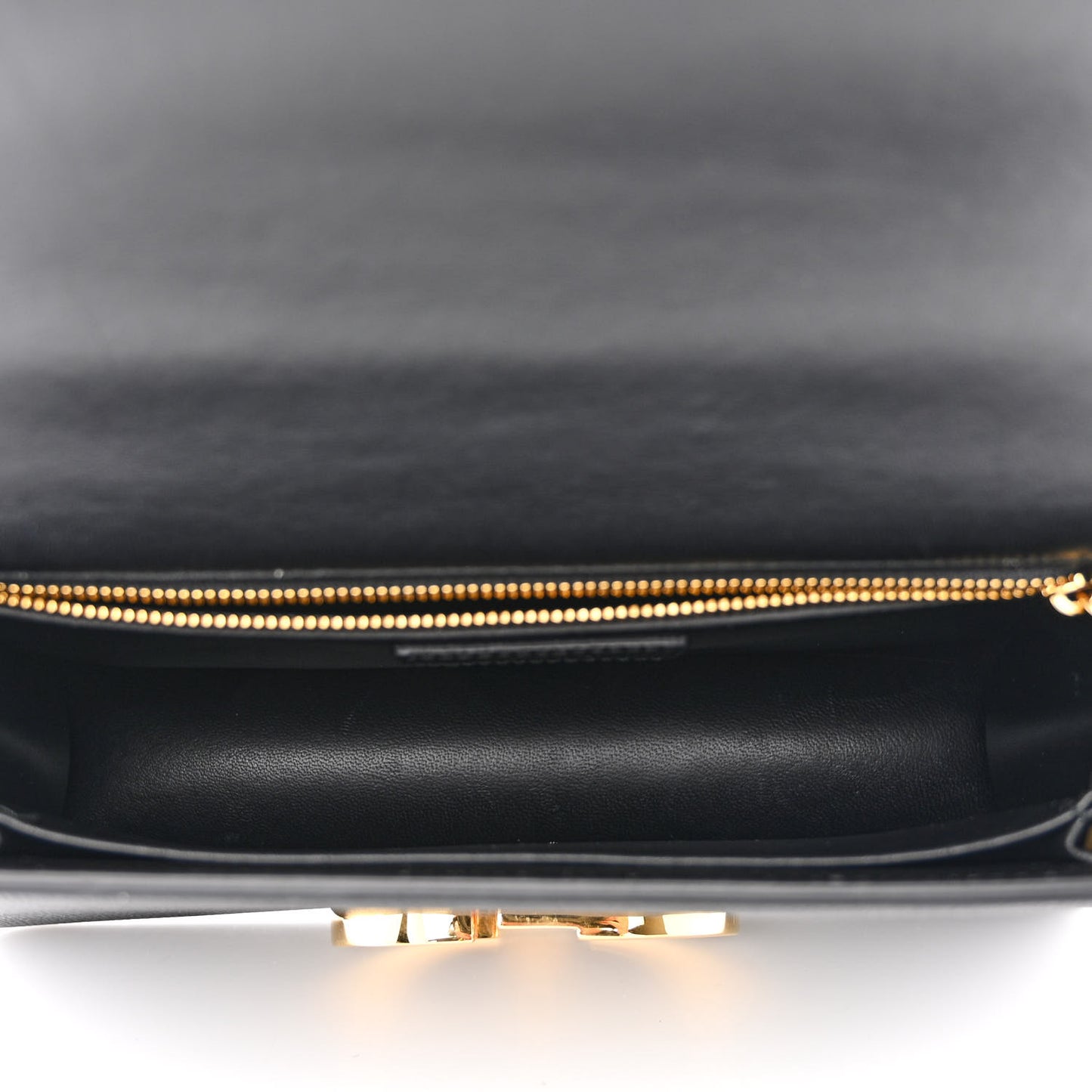 Grained Calfskin 30 Montaigne Flap Bag Black