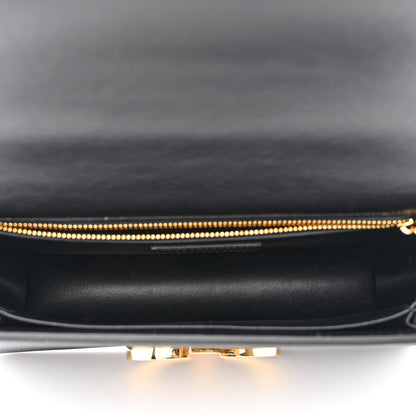 Christian Dior Grained Calfskin 30 Montaigne Flap Bag Black 5 of 10