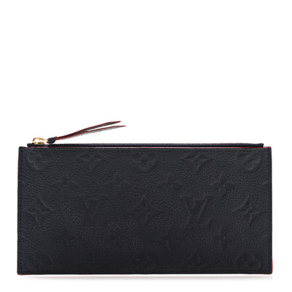 Louis Vuitton Empreinte Felicie Chain Wallet Zippered Insert Marine Rouge 1 of 6