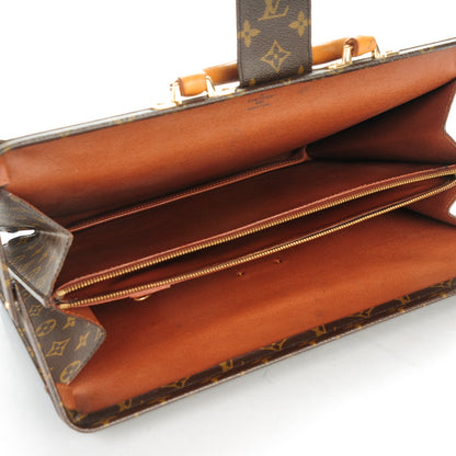 Louis Vuitton Monogram Serviette Fermoir Briefcase 5 of 9