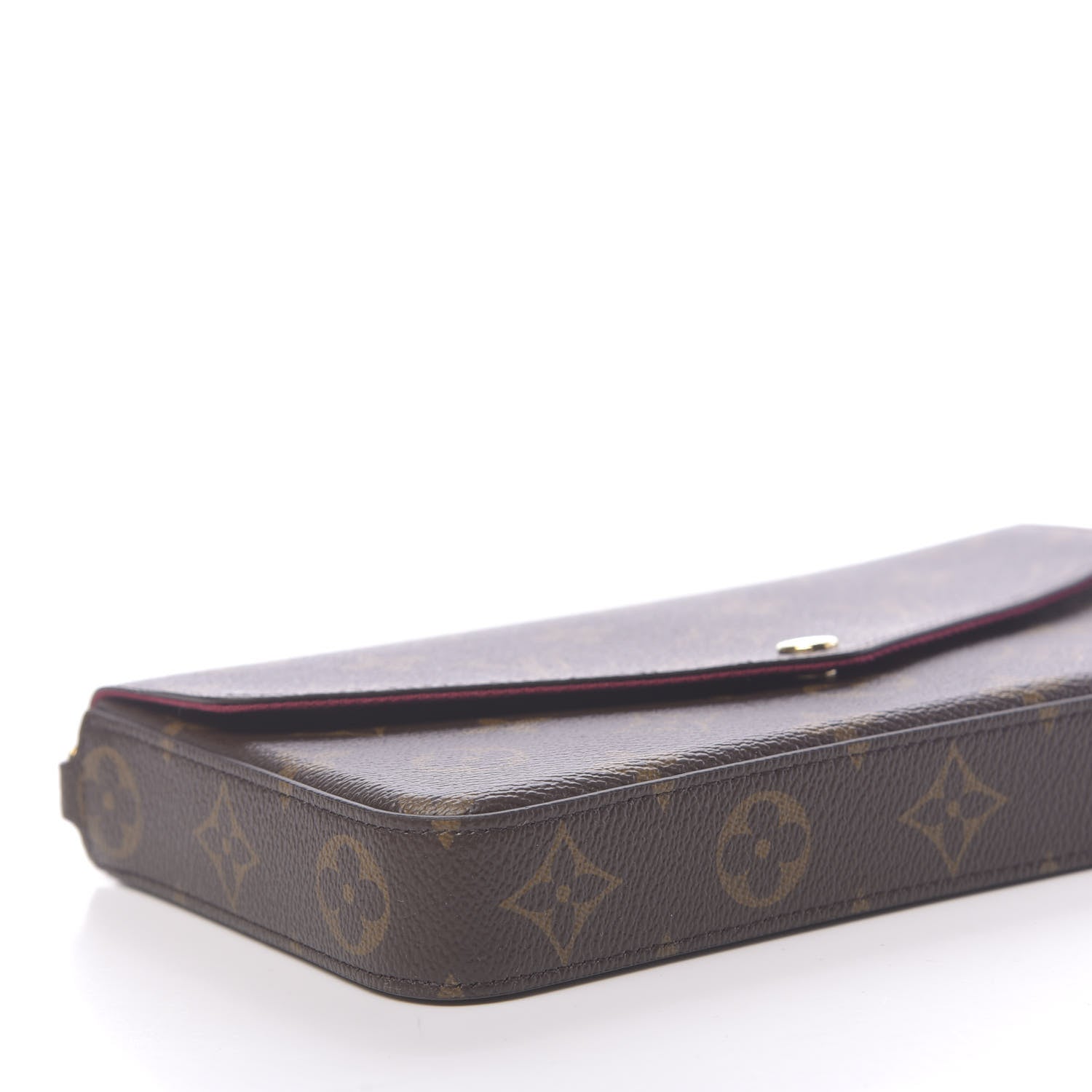 Louis Vuitton Monogram Pochette Felicie Chain Wallet Fuchsia 8 of 10