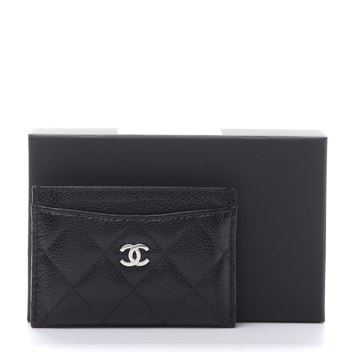 Chanel Caviar Quilted Card Holder Black 11 of 11