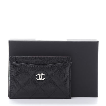 Chanel Caviar Quilted Card Holder Black 11 of 11