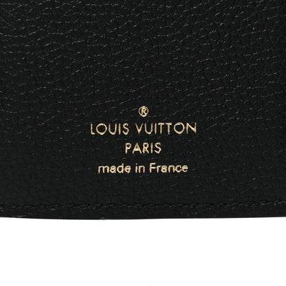 Louis Vuitton LOUIS VUITTON Empreinte Monogram Giant Victorine Wallet Black Beige 7 of 7