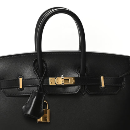 Hermes Box Birkin Sellier 25 Black 8 of 11
