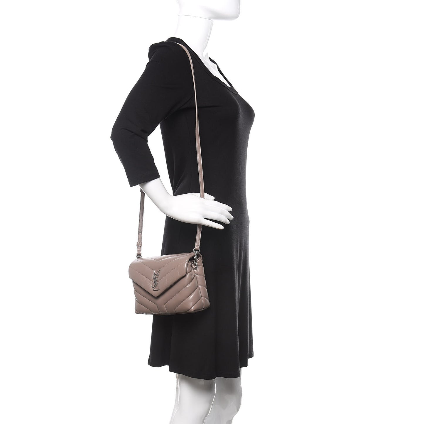 Calfskin Y Quilted Monogram Toy Loulou Satchel Light Natural