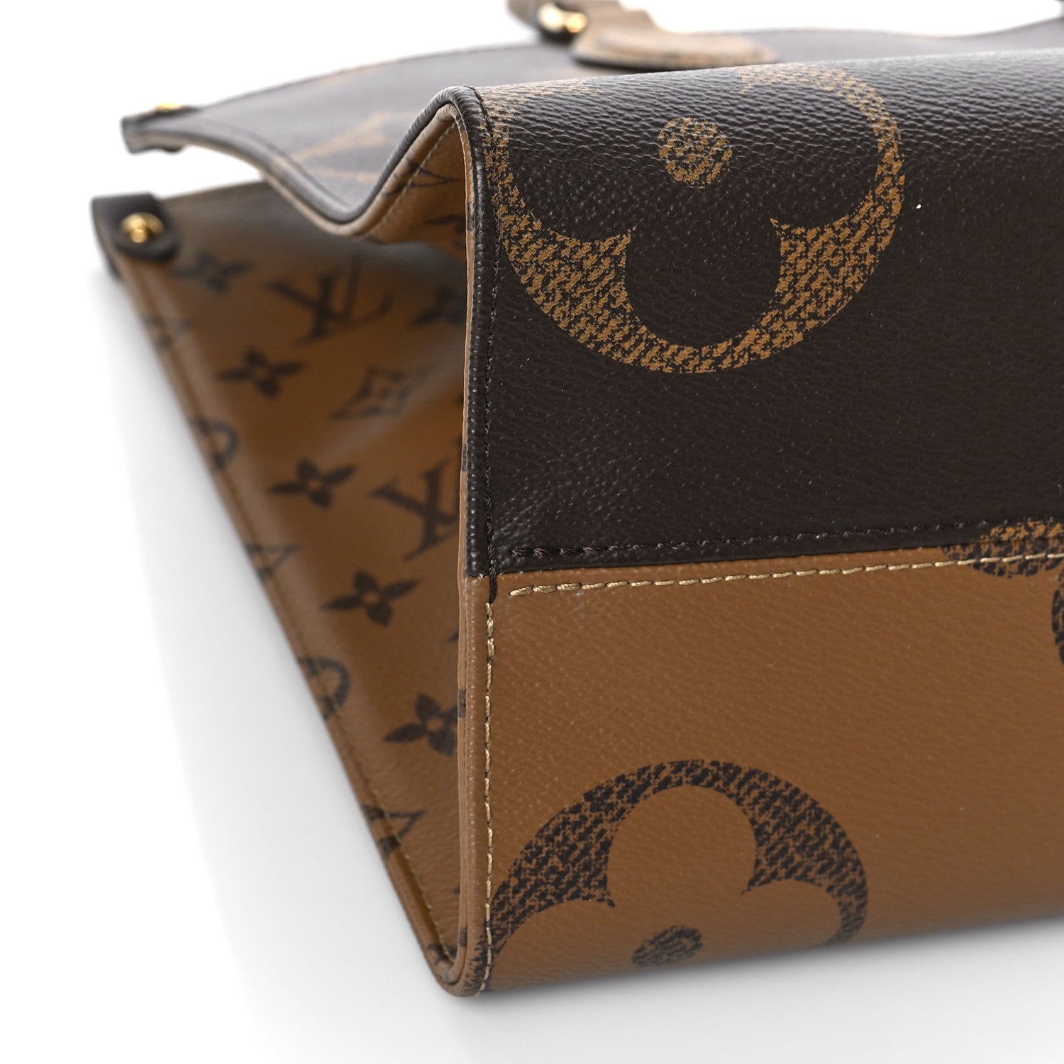 Louis Vuitton Reverse Monogram Giant Onthego MM 8 of 9