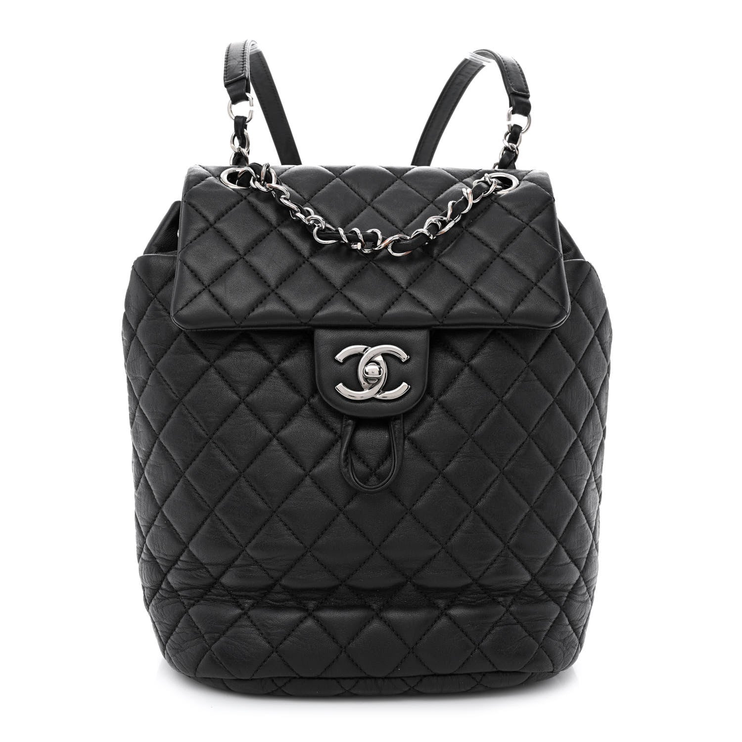 Chanel Lambskin Quilted Small Urban Spirit Backpack Black 1 of 14