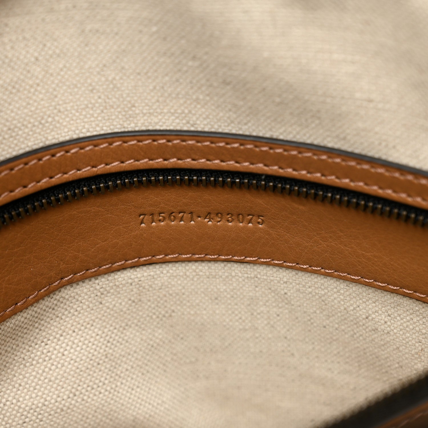 Gucci Monogram Textured Dollar Calfskin Web Large Bauletto Duffle Top Handle Bag Black Koi Beige 8 of 11