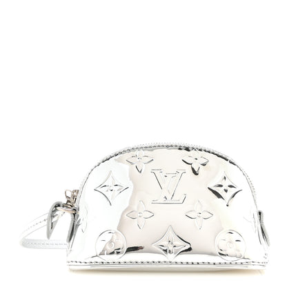 Louis Vuitton Monogram Miroir Cosmetic Purse Silver 1 of 7
