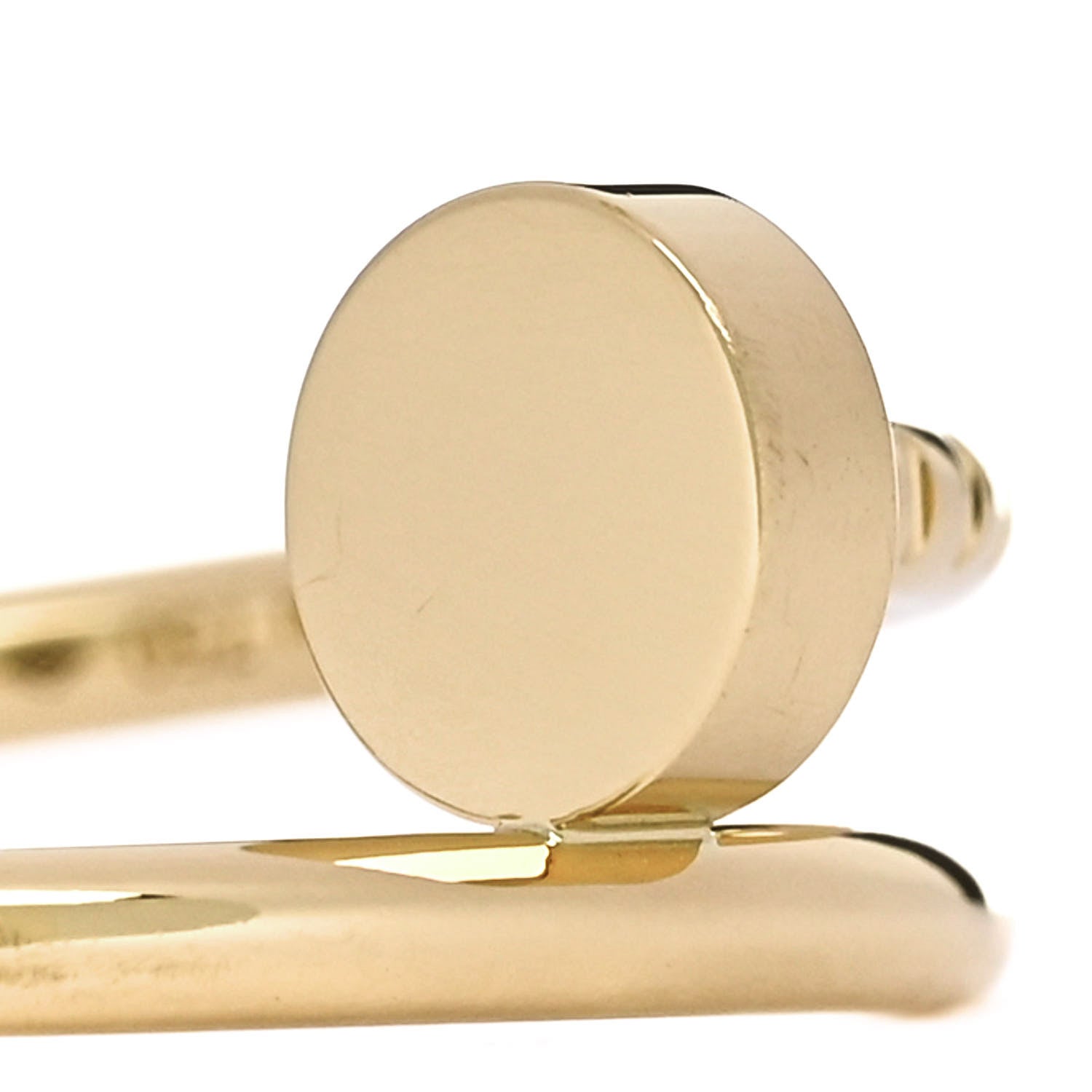 Cartier 18K Yellow Gold Small Juste Un Clou Ring 54 6.75 4 of 5
