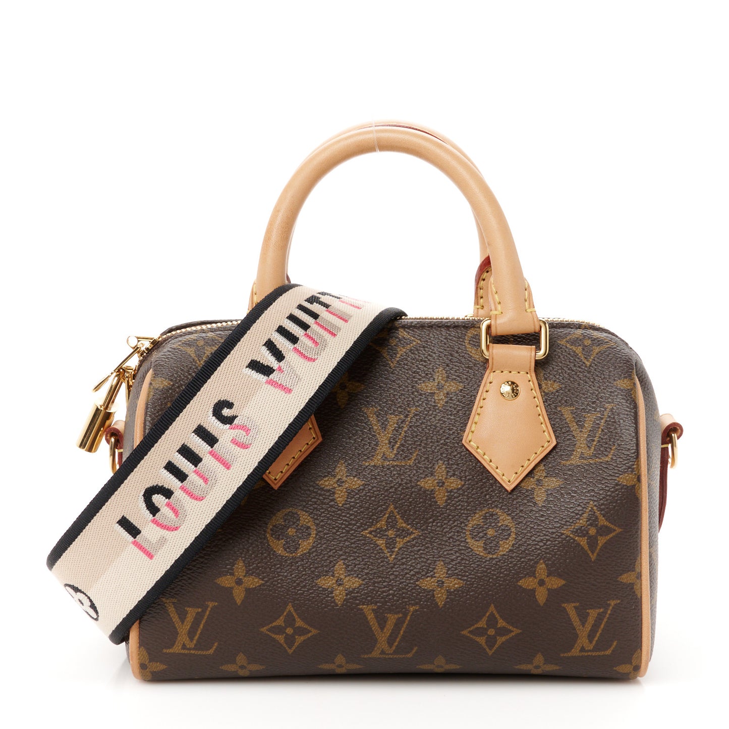 Monogram Speedy Bandouliere 20 Black