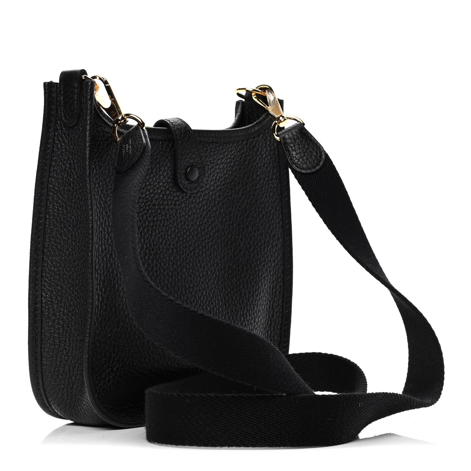 Hermes Taurillon Clemence Evelyne TPM Black 2 of 4