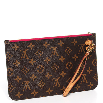 Louis Vuitton Monogram Neverfull MM GM Pochette Pivoine 3 of 8